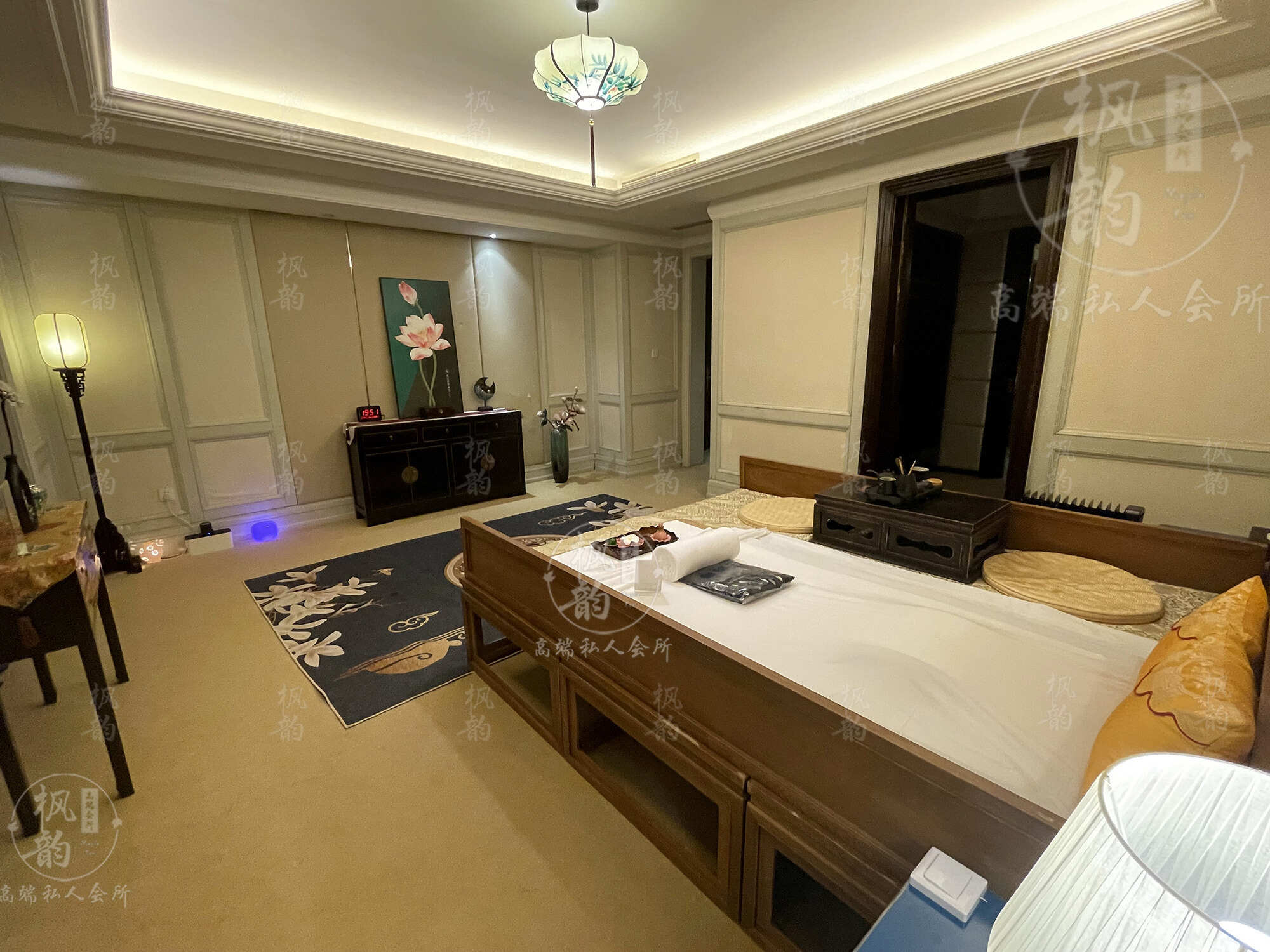 山西天津渔阳鼓楼人气优选沐足会馆房间也很干净，舒适的spa体验